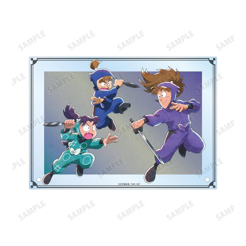 『忍たま乱太郎』描き下ろしイラスト 集合B みんなで鍛練の段ver. A5アクリルパネル【202509再販】